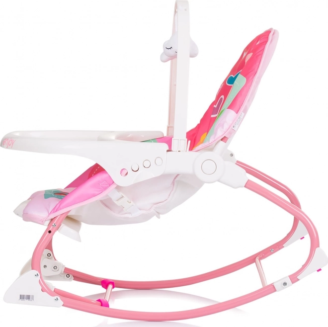 Kinderschommelstoel Enjoy roze