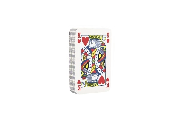 Poker gezelschapsspel kaarten in kartonnen doosje 6x9cm