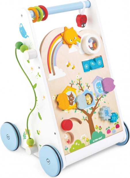 Le Toy Van Houten loopwagen met activiteiten voor peuters