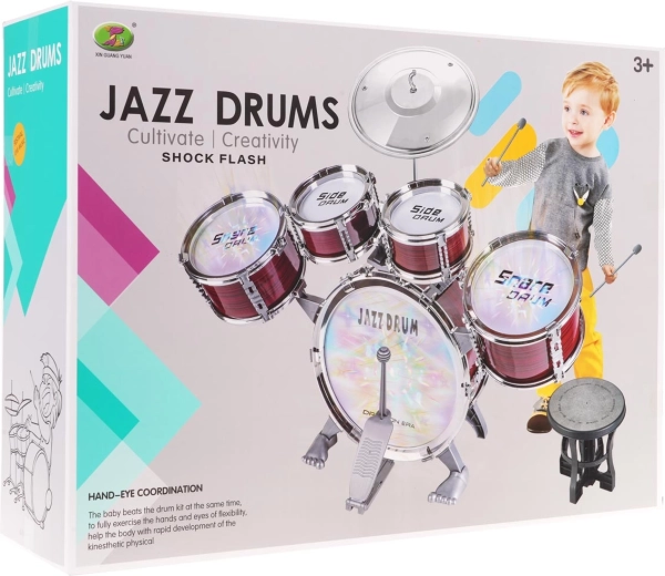 Drumset met verlichting