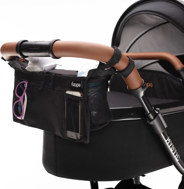 Organizer voor kinderwagen, zwart