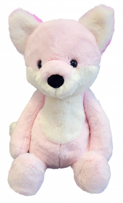 Roze pluchen vos