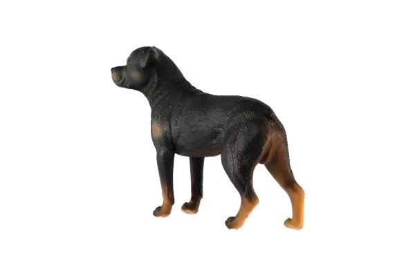 Plastic figuur van een Rottweiler hond 8cm