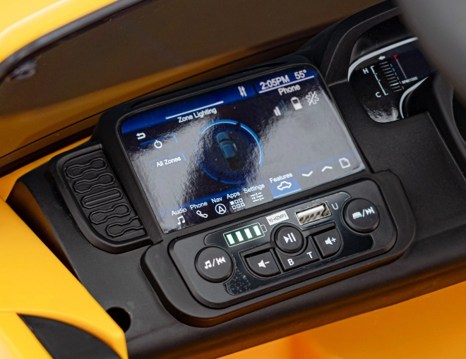 Kinder elektrische auto Ford Ranger Lift Geel