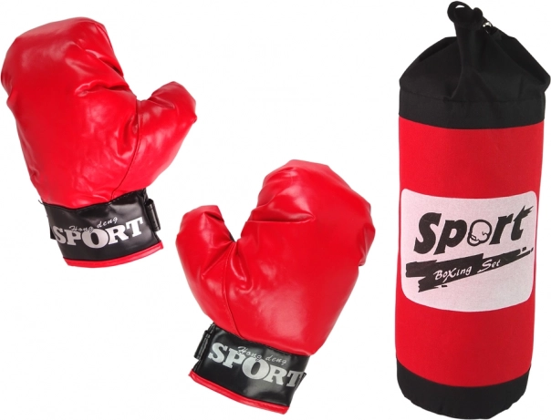 Kinder-bokssset – bokszak en klittenbandhandschoenen