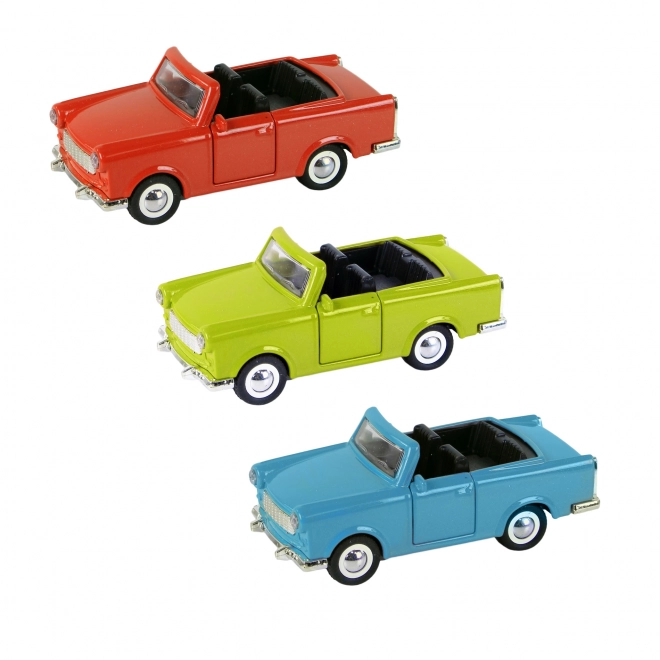 Auto metalen trabant cabriolet