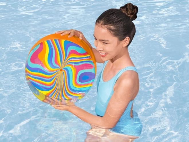 Bestway opblaasbare strandbal Tie-Dye Twist 46 cm