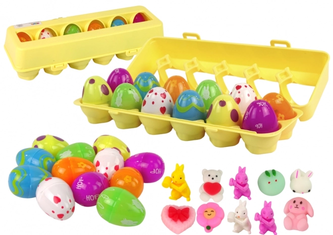 Fidget Toys Paasei Set van 12 stuks.