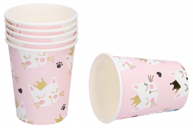 Feest bekertjes KAT 250ml, 6 stuks