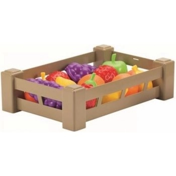 Gekleurde kist voor fruit en groenten