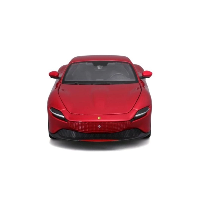 Metalen autootje Ferrari Roma in rode kleur