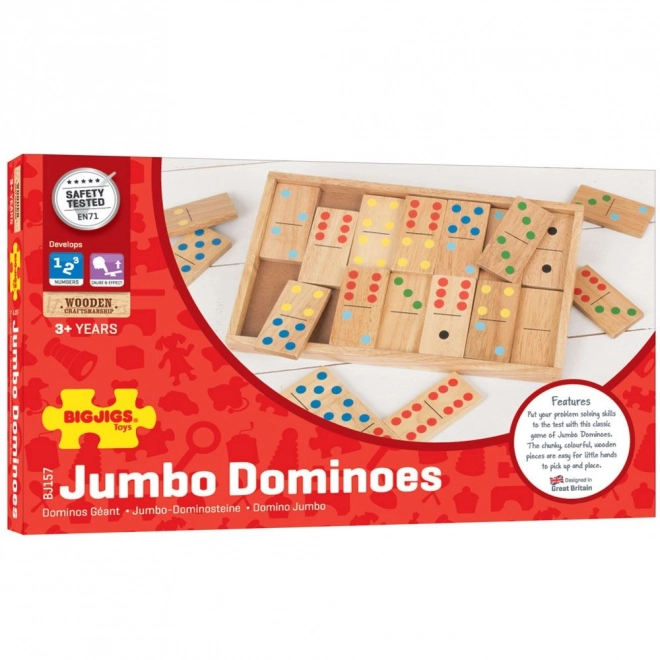 Bigjigs Toys Grote houten domino
