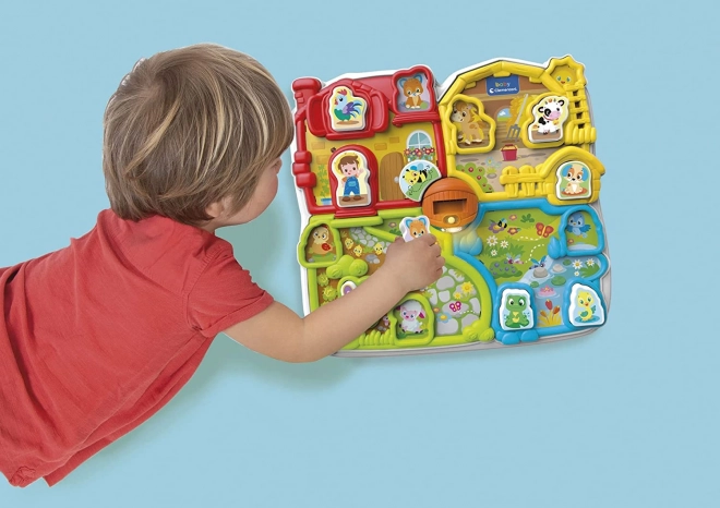 CLEMENTONI BABY Interactieve boerderij met dieren, melodieën en geluiden