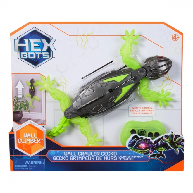 Gekko klimmend op muren Hex