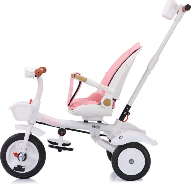 CHIPOLINO Driewieler met zonnescherm Futuro 2-in-1 Prinses