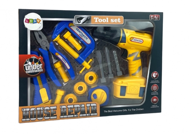 Set boormachines voor doe-het-zelvers met batterijen