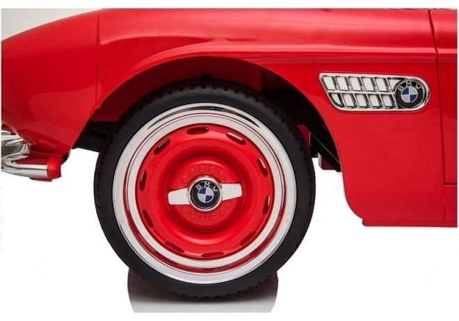 Accu auto BMW Retro rood