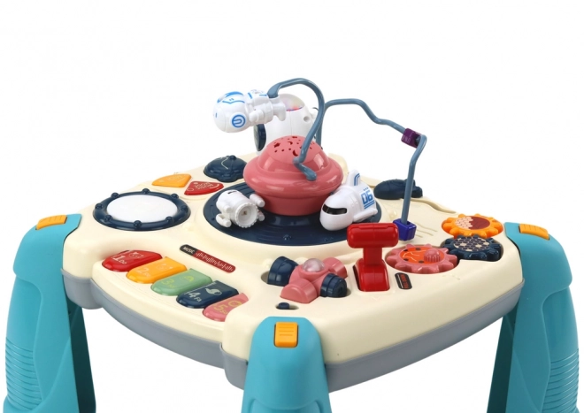Interactieve Educatieve Kindertafel Piano Space Blue