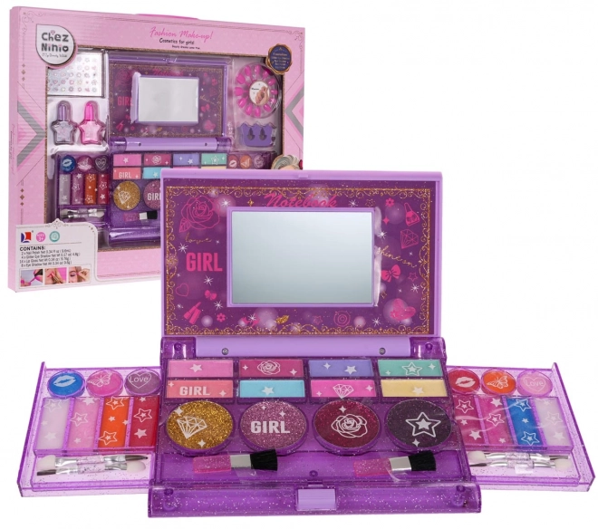 Make-up set met spiegel