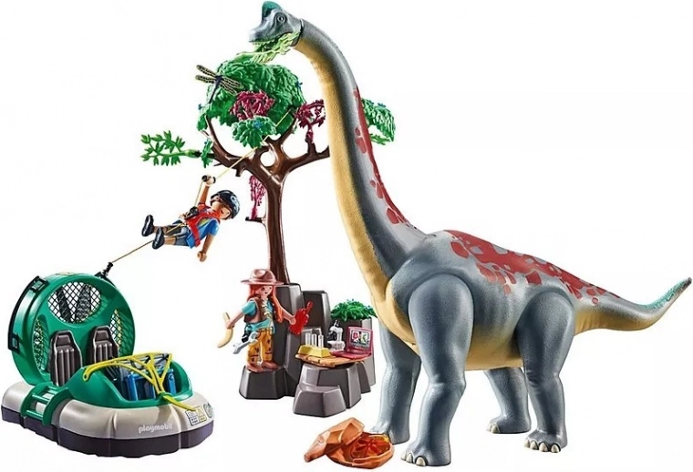 Brachiosaurus met beweeglijke kaak