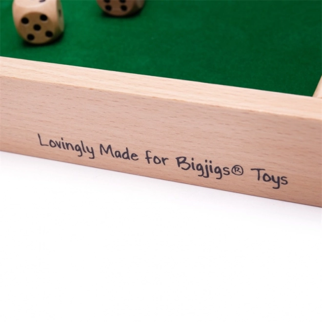 houten spel Shut the Box BIGJIGS TOYS