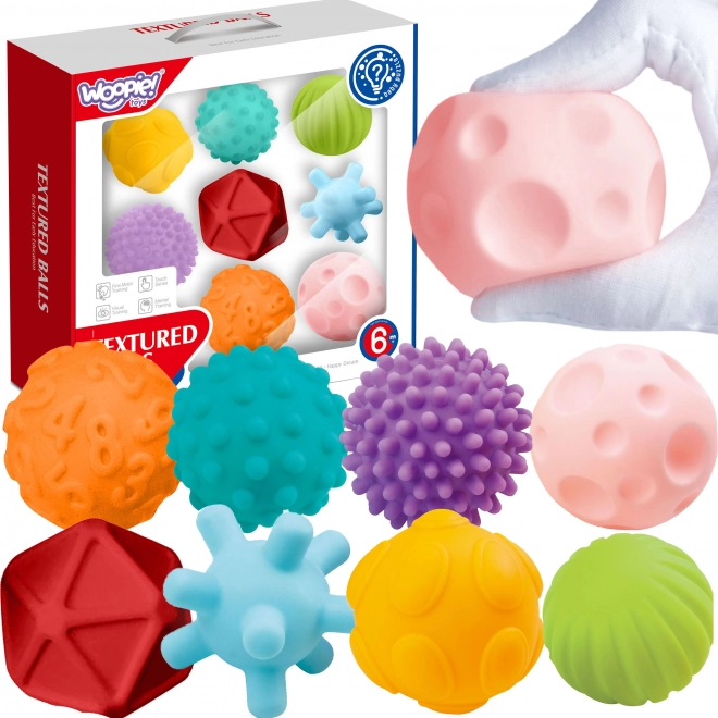 Sensorische balletjes voor de kleintjes set van 8 stuks