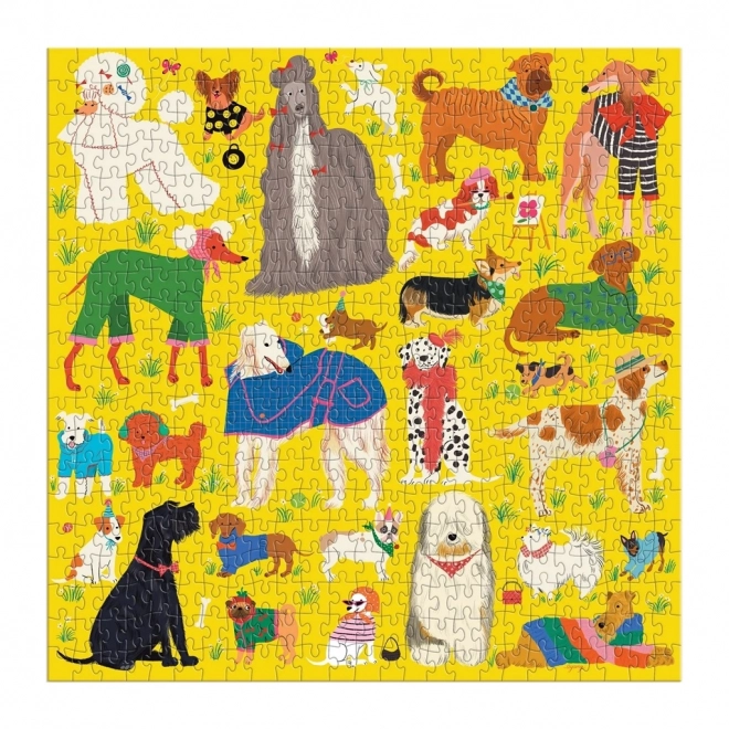 Galison Puzzel Stijlvolle Honden 500 Stukken