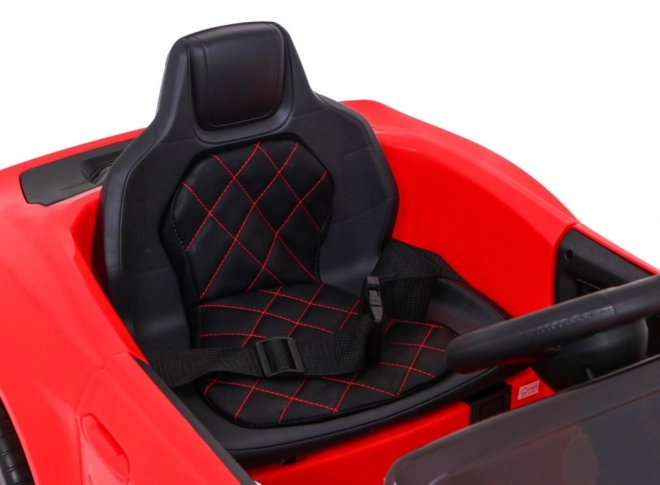 Rode kinderauto GT Sport op batterij met afstandsbediening en MP3