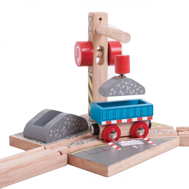 Bigjigs Rail Kraan met Grind
