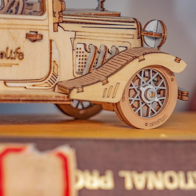 Vintage Auto - moderne 3D houten puzzel