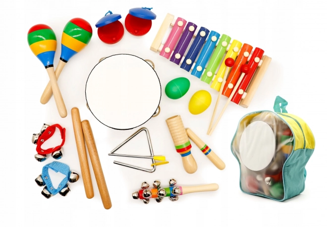 ECOTOYS Muziekset in rugzak