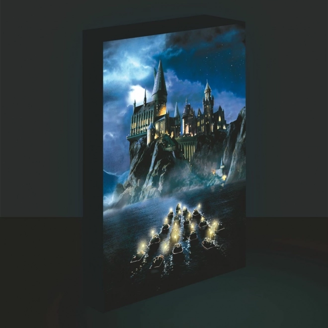 LED afbeelding Harry Potter - Zweinstein 30x40 cm