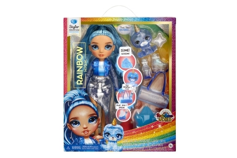 Rainbow High Fashion pop met diertje - Skyler Bradshaw