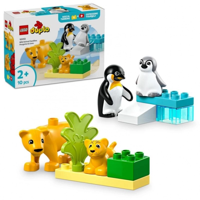 Lego Duplo Wilde Dierenfamilies: Pinguïns en Leeuwen