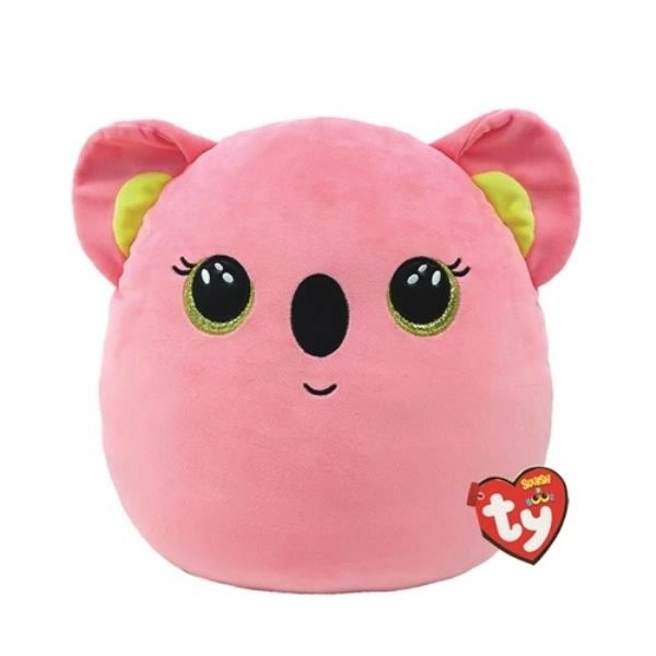 Pluche kussentje TY Koala Poppy roze 22 cm