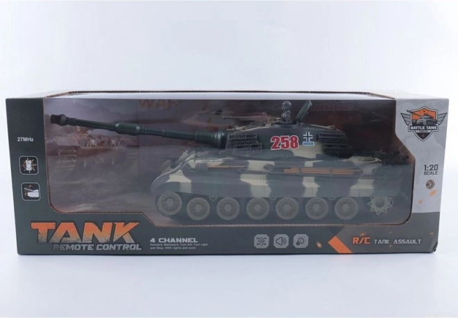 Op Afstand Bestuurbare Tank met Licht en Geluid