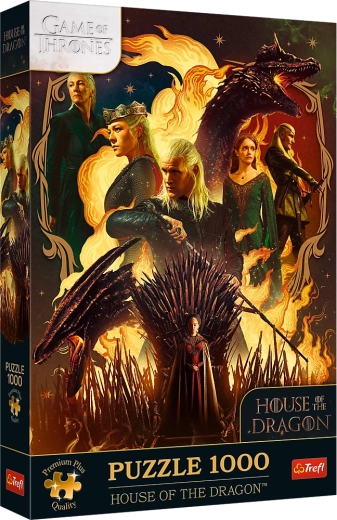 Puzzle TREFL Premium Plus Game of Thrones: House of the Dragon 1000 stukjes