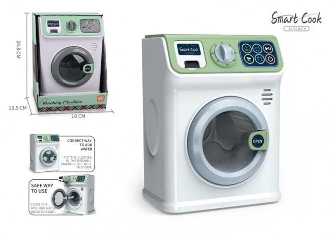 Interactieve kinderwasmachine 3+ met lichten en geluiden