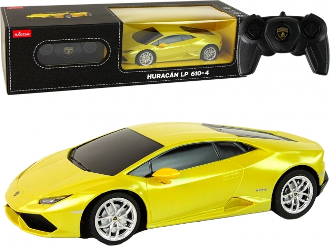 RC auto LAMBORGHINI Huracán 1:24 geel Rastar