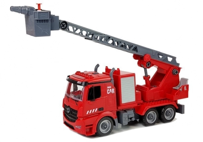 Set DIY Brandweerwagen 2-in-1 met Verwisselbare Krik