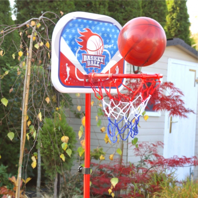 Basketbalset WOOPIE met standaard en bal
