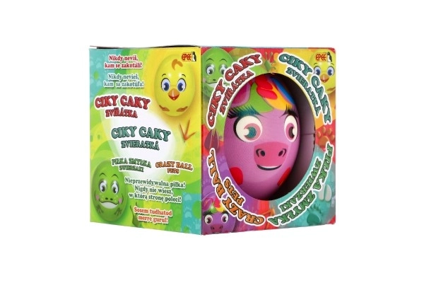 Gekke Ciky Caky bal 9 cm