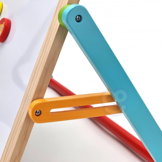 Tooky Toy Magnetisch en Krijt Kinderbord 2-in-1