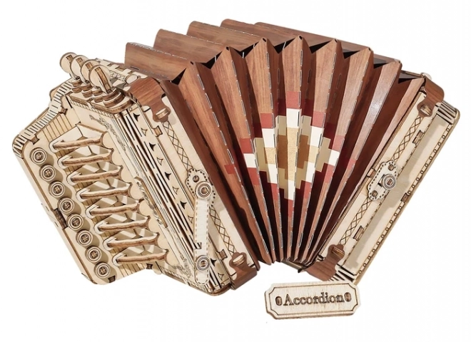 Accordeon - 3D houten bouwpakket