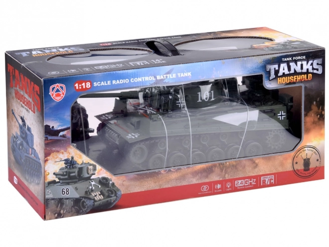 Grote Duitse Tiger 45cm op afstandsbediening RC0252ZI