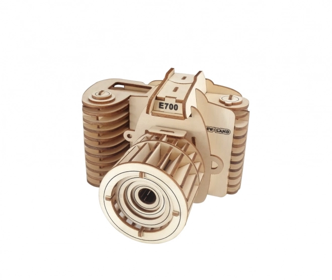 Houten 3D-puzzel Camera van Woodcraft