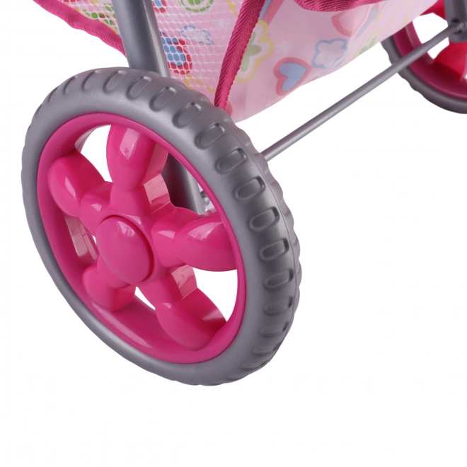 Woopie Koninklijke Kinderwagen met Gekleurde Hartjes