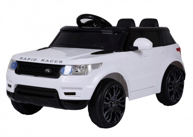 Elektrische auto Land Rapid Racer wit