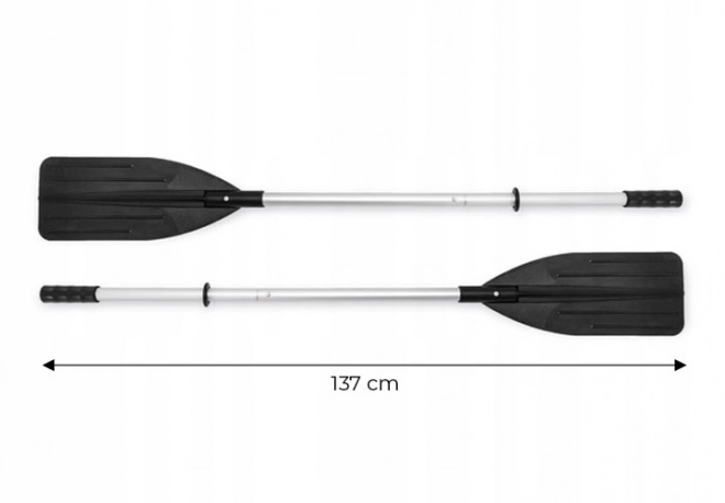 Opvouwbare roeispanen, 137 cm, 2 stuks