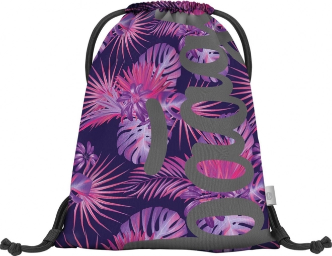 Gymsack met tropisch motief